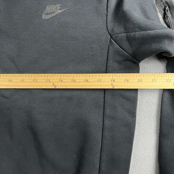 Nike Sweater Mens Small Black Sportswear Tech Fleece Crewneck Sweatshirt - Picture 5 of 7